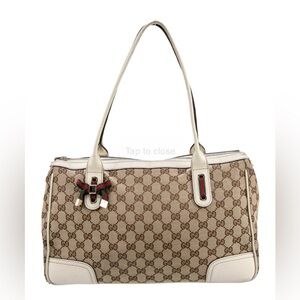Gucci GG Canvas Medium Princy Tote⭐️ LIKE NEW CONDITION⭐️ Check it Out!⭐️